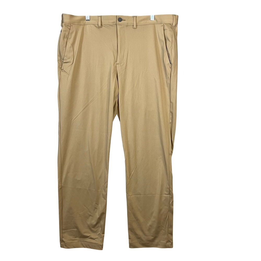 Lands End Flex Performance Golf Pants Trousers Mens Sz 40 Khaki Commuter